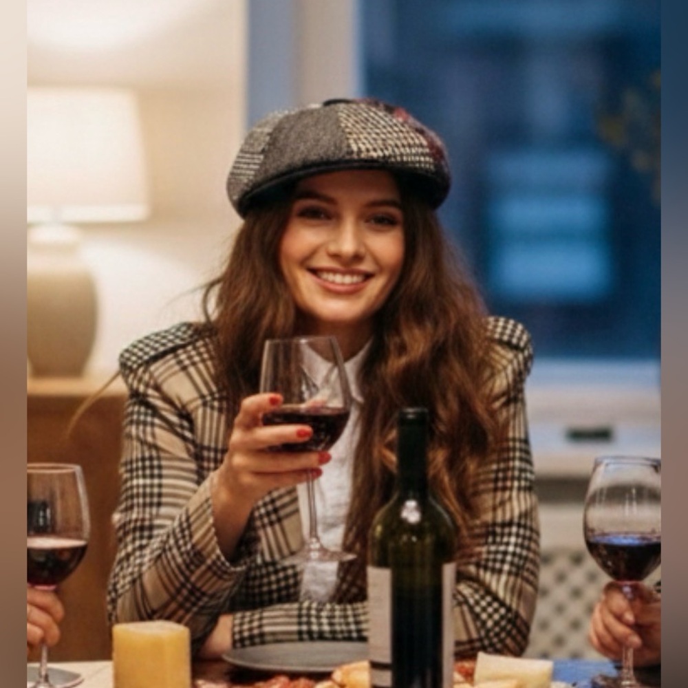 Patchwork Newboys Style Hat - image 2